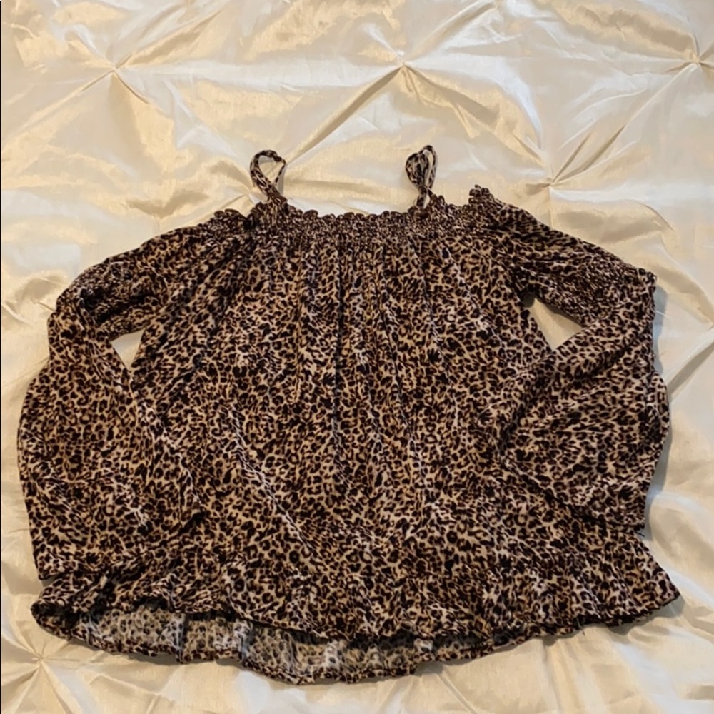 Girls Cheetah Blouse